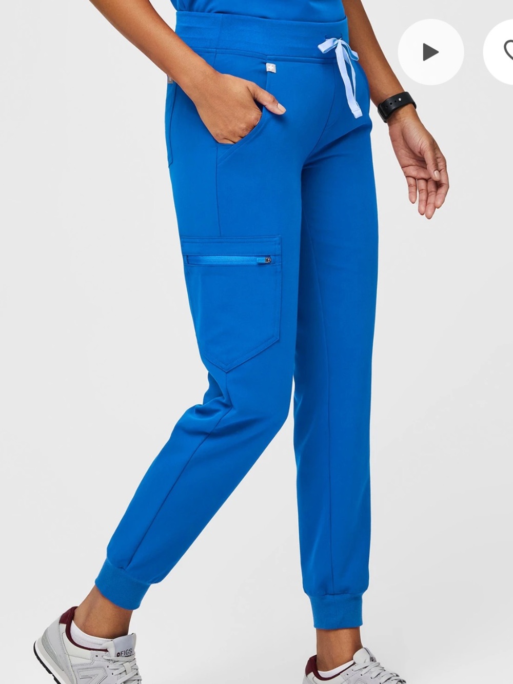 Figs large royal blue Zamora jogger - Picture 6 of 6